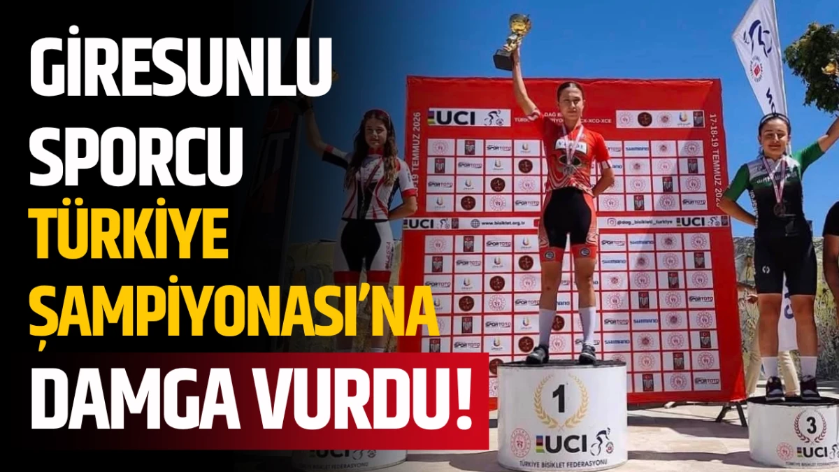 Giresunlu Sporcu T&uuml;rkiye Şampiyonası&rsquo;na Damga Vurdu!