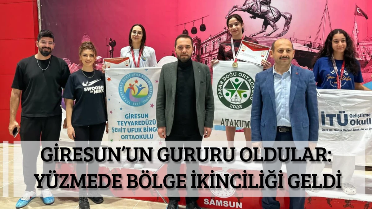 Giresun&rsquo;un Gururu Oldular: Y&uuml;zmede B&ouml;lge İkinciliği Geldi