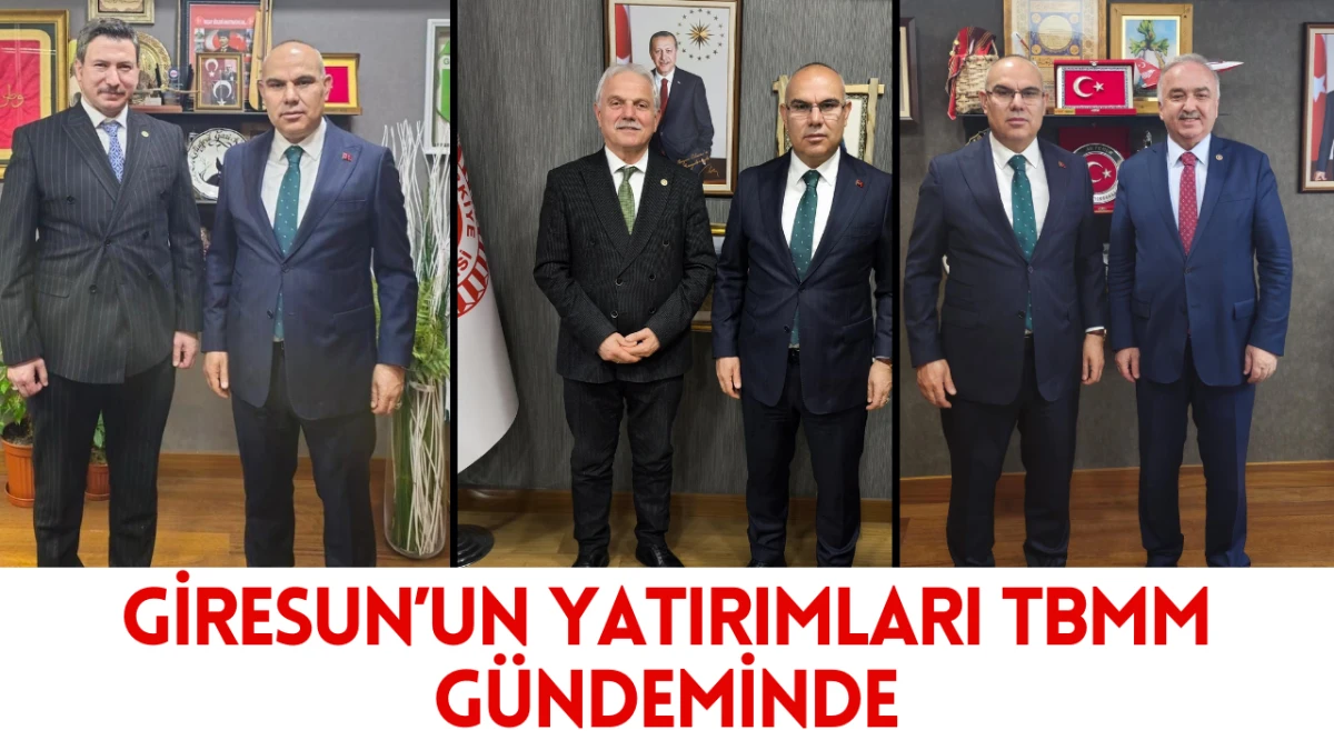 Giresun&rsquo;un Yatırımları TBMM g&uuml;ndeminde