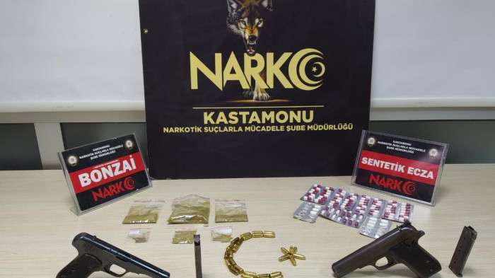 Kastamonu'daki uyuşturucu operasyonunda 4 kişi yakalandı