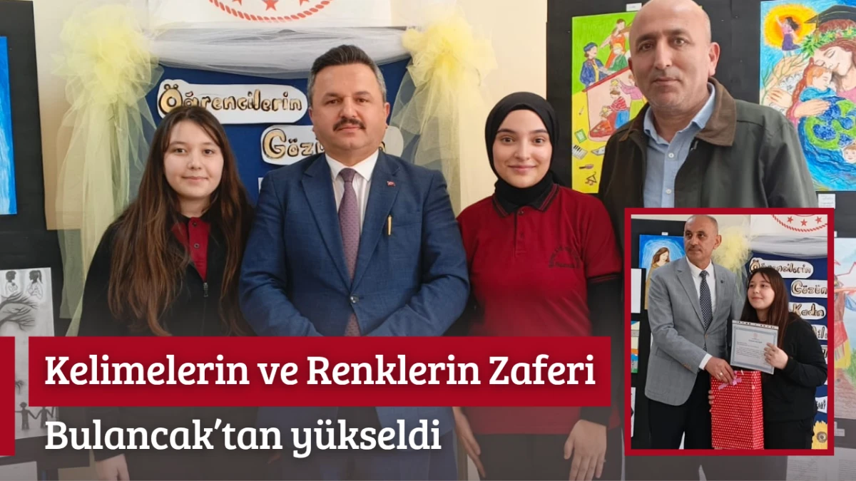 Kelimelerin ve Renklerin Zaferi Bulancak&rsquo;tan y&uuml;kseldi