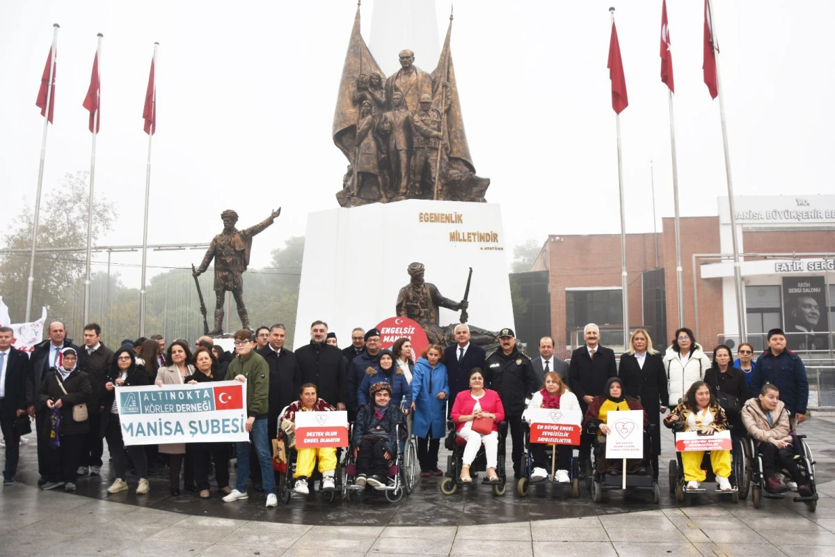 Manisa'da 3 Aralık Dünya Engelliler Günü’nde birlik beraberlik mutlu etti