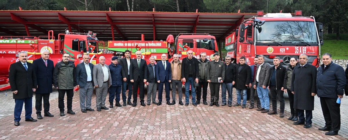 Manisa&rsquo;da orman yangınlarına karşı destekler s&uuml;r&uuml;yor