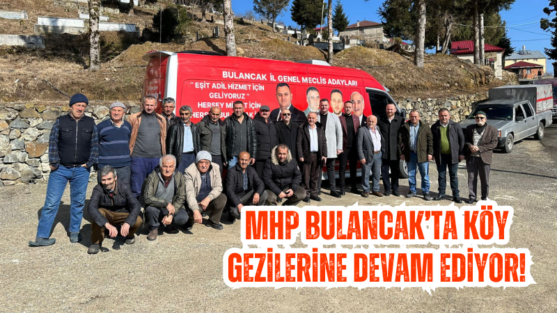 MHP Bulancak’ta köy gezilerine devam ediyor!