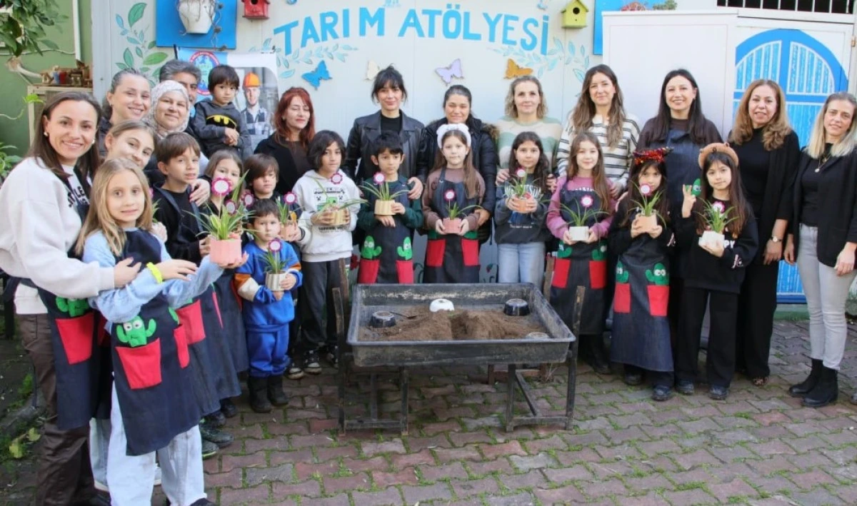 &Ouml;ğrenciler toprakla buluşmayı tatbiki &ouml;ğrendi