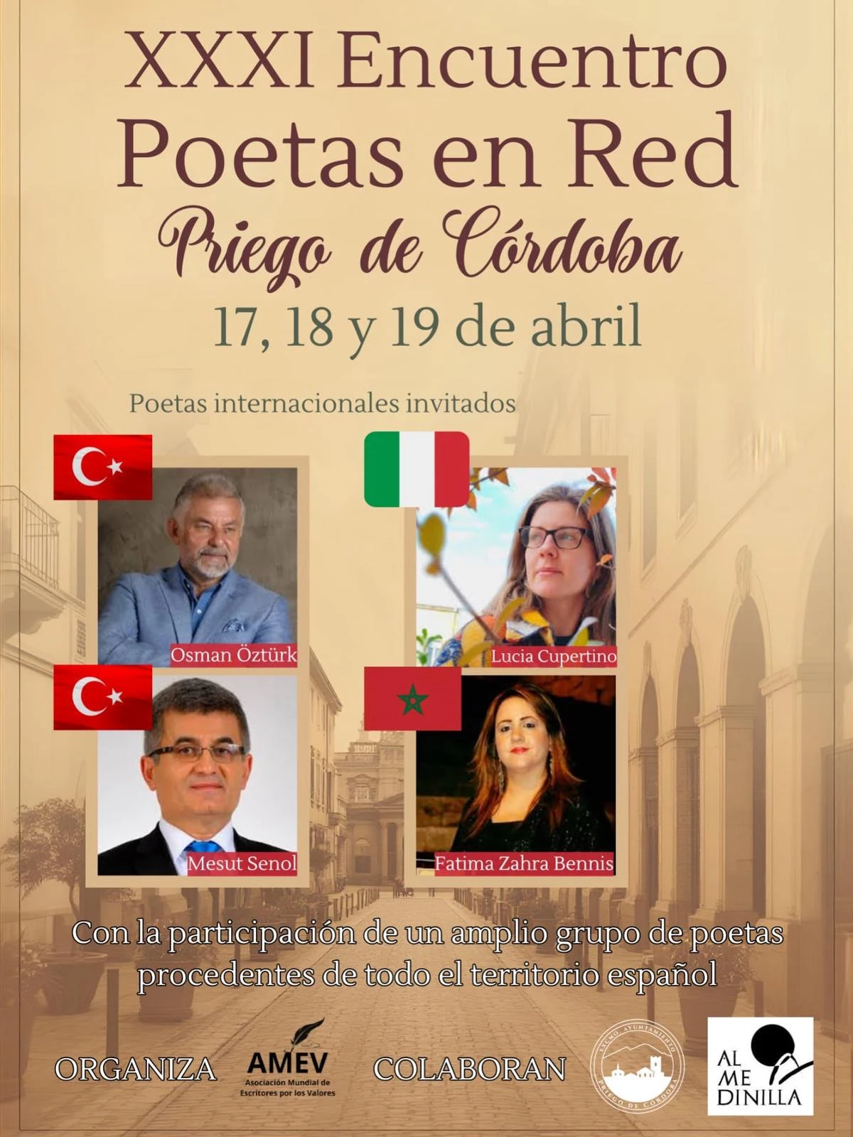 Osman &Ouml;zt&uuml;rk, Uluslararası Şiir Festivali İ&ccedil;in C&oacute;rdoba&rsquo;ya Gidiyor