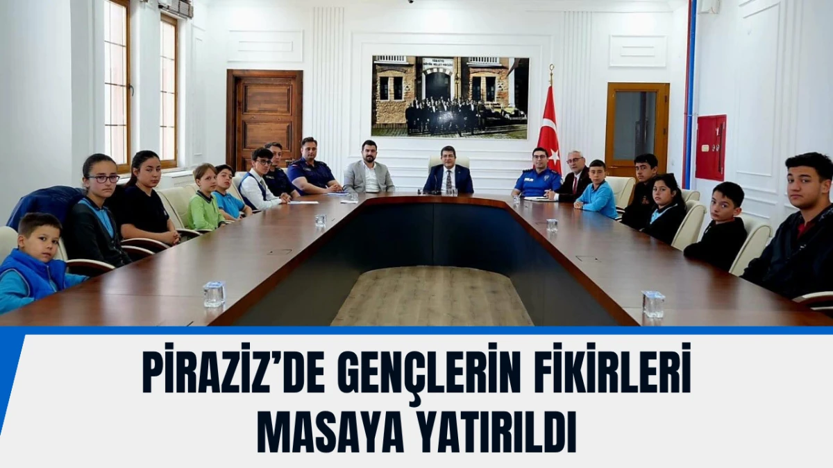 Piraziz&rsquo;de Gen&ccedil;lerin Fikirleri Masaya Yatırıldı