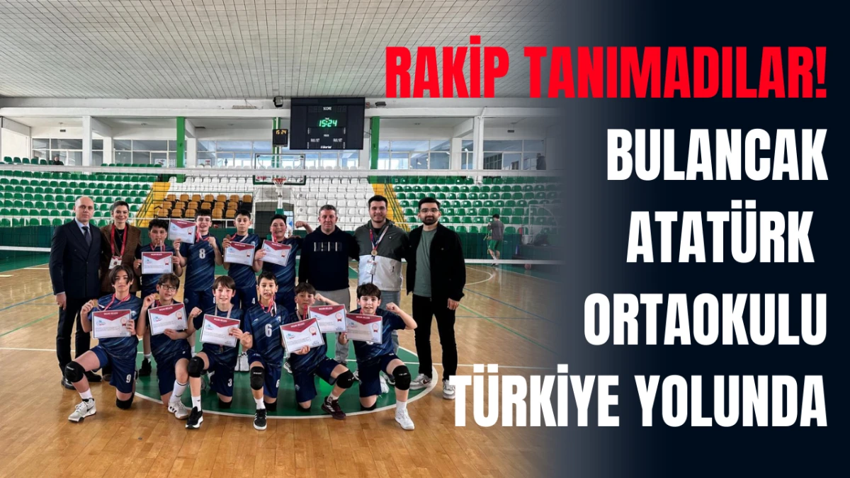 Rakip Tanımadılar! Bulancak Atat&uuml;rk Ortaokulu T&uuml;rkiye Yolunda