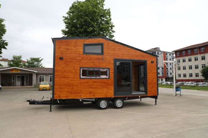 Rize'de meslek lisesi öğrencileri 'tiny house' üretti!
