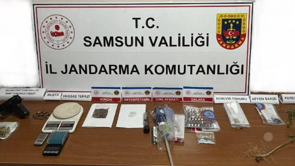 Samsun'da uyuşturucu operasyonunda 1 zanlı yakalandı