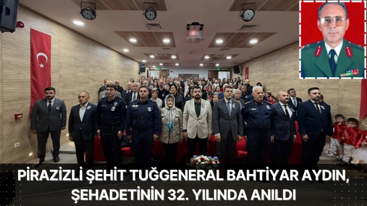 Şehit Tuğgeneral Bahtiyar Aydın, Şehadetinin 32. yılında anıldı