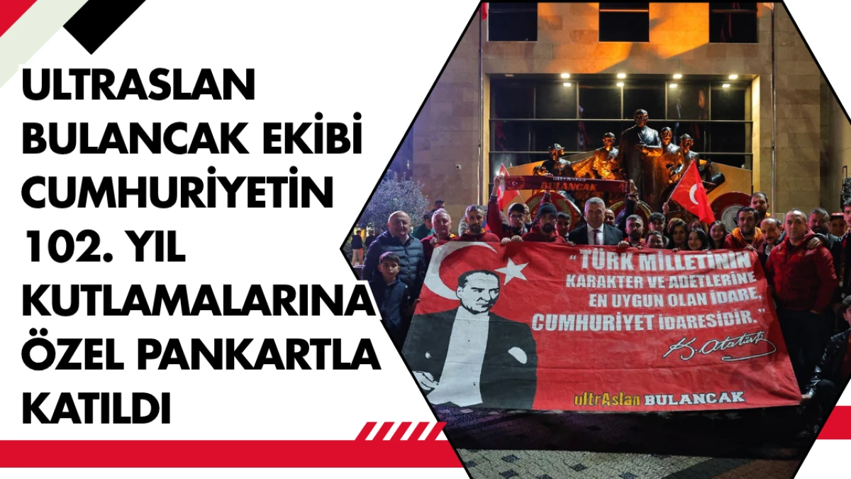 ultrAslan Bulancak Fener Alayına Özel Pankartla Katıldı