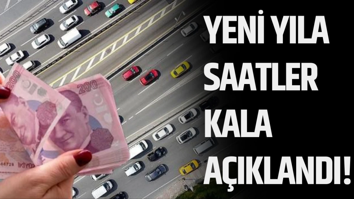 Yeni yıla saatler kala a&ccedil;ıklandı!