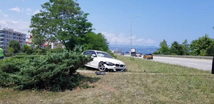 Bulancak'ta trafik kazası!