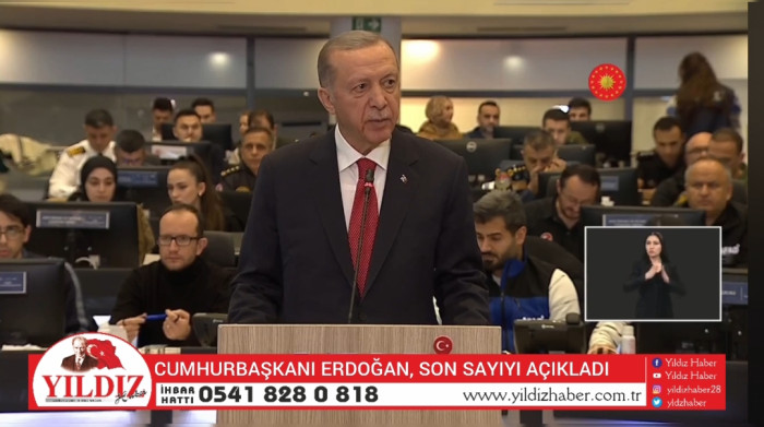 Cumhurbaşkanı Erdoğan, son sayıyı açıkladı